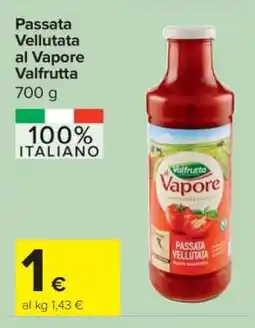 Carrefour Passata Vellutata al Vapore Valfrutta offerta