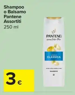 Carrefour Shampoo o Balsamo Pantene Assortiti offerta