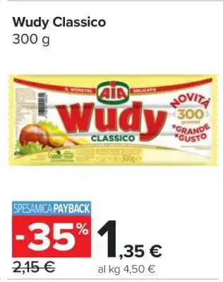 Carrefour WUDY CLASSICO offerta