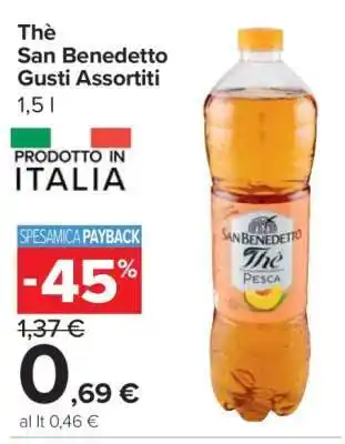 Carrefour Thè San Benedetto Gusti Assortiti offerta