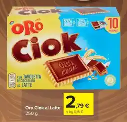 Carrefour Oro Ciok al Latte offerta