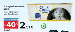Carrefour Tovaglioli Monovelo Scala offerta