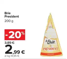 Carrefour Brie President offerta