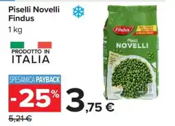 Carrefour Piselli Novelli Findus offerta