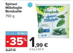 Carrefour Spinaci Millefoglie Bonduelle offerta