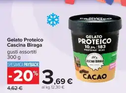 Carrefour Gelato Proteico Cascina Biraga offerta