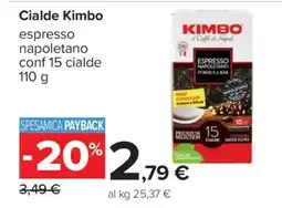 Carrefour Cialde Kimbo offerta