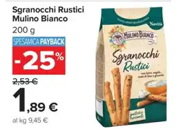 Carrefour Sgranocchi Rustici Mulino Bianco offerta