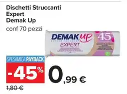 Carrefour Dischetti Struccanti Expert Demak Up offerta