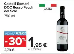 Carrefour Castelli Romani DOC Rosso Feudi del Sole offerta