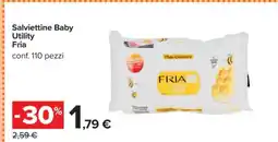 Carrefour Salviettine Baby Utility offerta