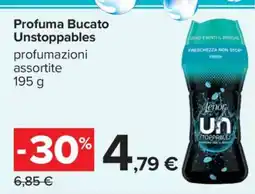 Carrefour Profuma Bucato Unstoppables offerta