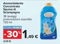 Carrefour AMMORBIDENTE CONCENTRATO SPUMA DI SCIAMPAGNA offerta