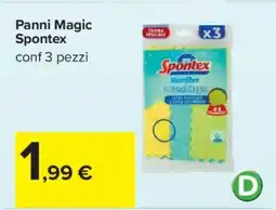 Carrefour Panni Magic Spontex offerta