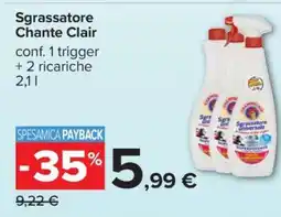 Carrefour Sgrassatore Chante Clair offerta