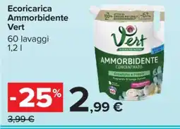 Carrefour Ecoricarica Ammorbidente Vert offerta