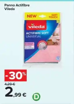 Carrefour Panno Actifibre Vileda offerta