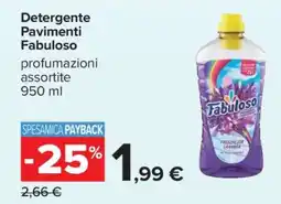 Carrefour Detergente Pavimenti Fabuloso offerta