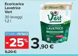 Carrefour Ecoricarica Lavatrice Vert offerta