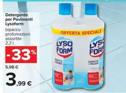 Carrefour Detergente per Pavimenti Lysoform offerta