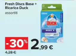 Carrefour Fresh Discs Base + Ricarica Duck offerta
