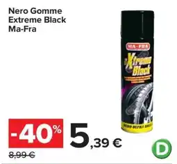 Carrefour Nero Gomme Extreme Black Ma-Fra offerta