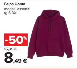 Carrefour Felpa uomo offerta