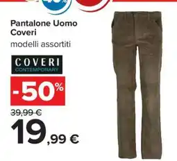Carrefour Pantalone Uomo Coveri offerta