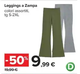 Carrefour Leggings a Zampa offerta