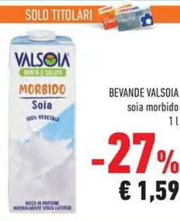 Conad Margherita Bevande VALSOIA soia morbido offerta
