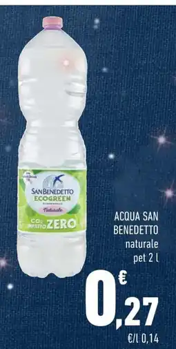 Conad Margherita Acqua SAN BENEDETTO naturale pet offerta