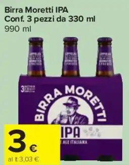 Carrefour Express Birra Moretti IPA offerta