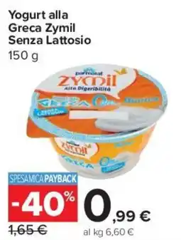 Carrefour Express Yogurt alla Greca Zymil Senza Lattosio offerta