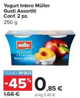 Carrefour Express Yogurt Intero Müller offerta