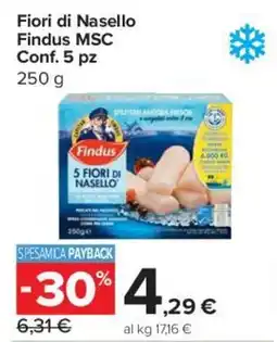 Carrefour Express Fiori di Nasello Findus MSC offerta