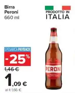Carrefour Express Birra Peroni offerta