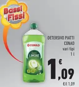 Conad Margherita Detersivo piatti CONAD vari tipi offerta