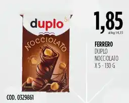 Carico Cash & Carry Ferrero duplo nocciolato offerta