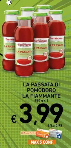Spazio Conad La passata di pomodoro LA FIAMMANTE offerta