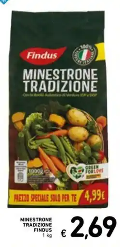 Spazio Conad Minestrone tradizione FINDUS offerta