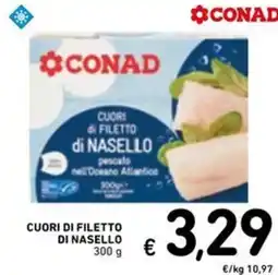 Spazio Conad Cuori di filetto DI NASELLO offerta
