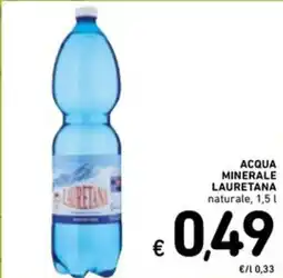 Spazio Conad Acqua minerale LAURETANA naturale offerta