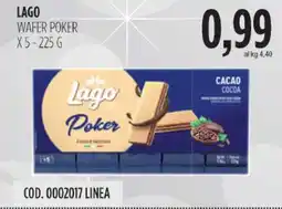 Carico Cash & Carry Lago wafer poker offerta