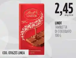 Carico Cash & Carry Lindt tavoletta di cioccolato offerta