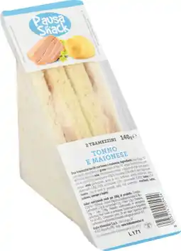 MD Discount 2 TRAMEZZINI TONNO E MAIONESE offerta