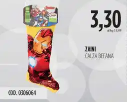 Carico Cash & Carry Zaini calza befana offerta