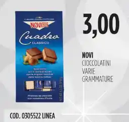Carico Cash & Carry Novi cioccolatini varie grammature offerta