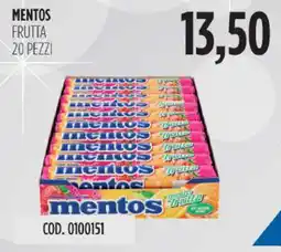 Carico Cash & Carry Mentos frutta offerta