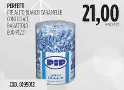 Carico Cash & Carry Perfetti pip alito bianco caramelle confettate barattolo offerta