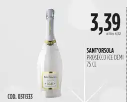 Carico Cash & Carry Sant'orsola prosecco ice demi offerta